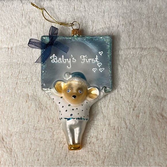 Handmade baby’s first Christmas ornament in box - Picture 8 of 8